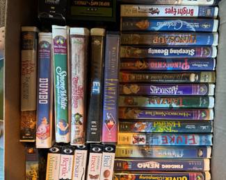 over 60 vintage kids vhs