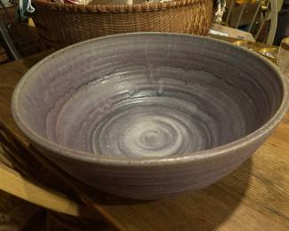 extra large hand-thrown bowl (18inches across) by tatiana