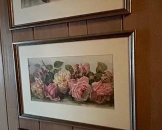 Paul de Longpré Roses  Paul de Longpré Rose Print 