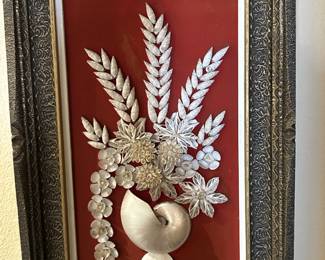Framed Vintage Shell Photo
