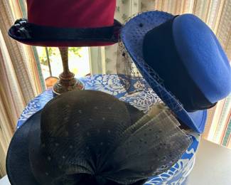 Vintage Women's Hats - A charming collection of vintage women's hats featuring elegant felt styles, veiled designs, and classic mid-century silhouettes. Perfect for collectors, costume designers, vintage fashion enthusiasts, church wear, tea parties, and special occasions. Timeless accessories from an era when hats completed every outfit.