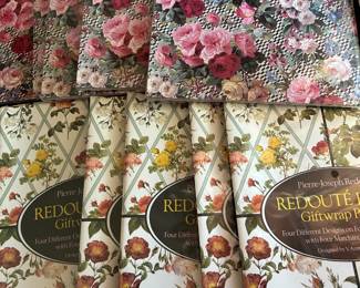 Roses Giftwrap Book  Giftwraps by Artists – Roses Beautiful collectible book featuring tear-out rose-themed gift wrap sheets. A wonderful find for paper ephemera collectors, crafters, scrapbookers, journal artists, and lovers of vintage floral design.