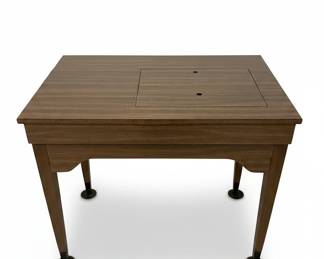 Vintage MCM Sewing Machine Table/Cabinet