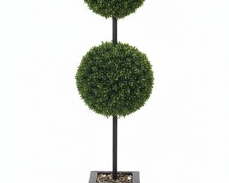 Double Ball Boxwood Artificial Topiary