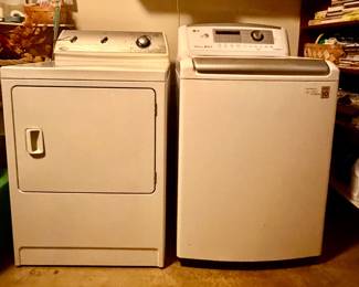 Maytag dryer,  LG washer