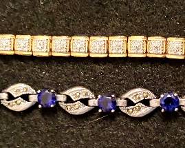 Two beautiful 925 Sterling tennis bracelets!
