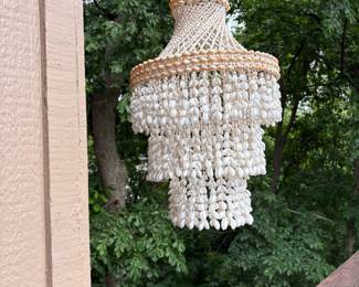 Love this Cowrie Shell Multi Tier Hanging Decor