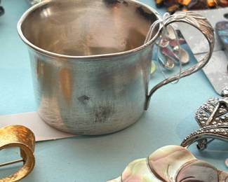 Sterling silver Childs cup