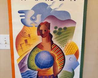 (2) Posters of "Fourth World Conference on Women" Action for Equality, Development and Peace, September 4-15 1995, Bejing China