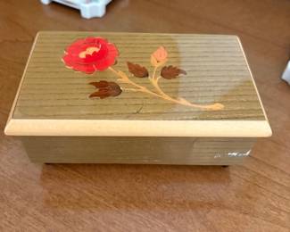 Pasquale Capra Co Musical Box 2 Wood Inlay