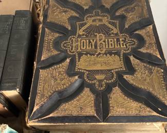 (2) 1800s Family Bibles