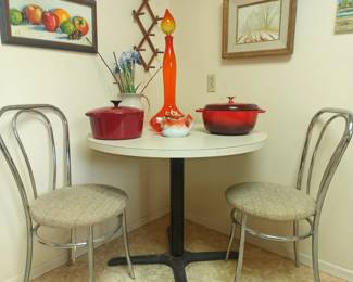 MCM table and decanter
