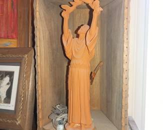 The patron saint of corner shelves?