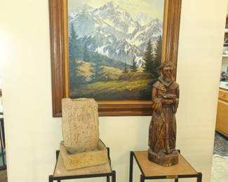 Art and decor on tables