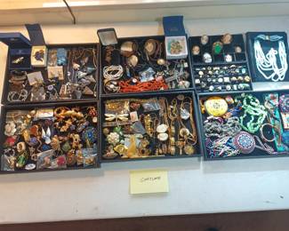 And this is the 'non precious metal' jewelry. Some of it.