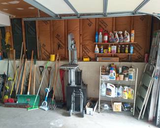 Yard tools and band saw