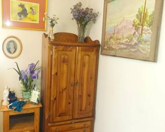 Side table and mini armoire