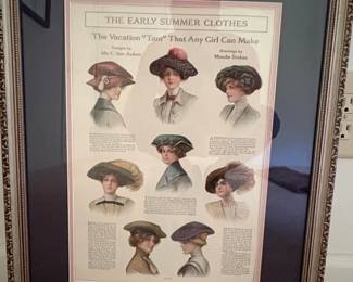 The Early Summer Clothes The Vacation Tam That Any Girl Can Make framed print