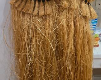 Vintage Hawaiian Grass Skirt Outfit