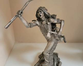 Jim Ponter Cheyenne Brave Sculpture 