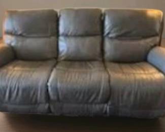 Lazy Boy Leather Recliner Sofa Electric 