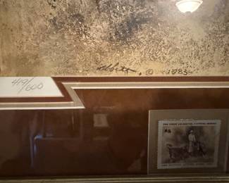 First Go Round numbered print by Artist Robert Abbett