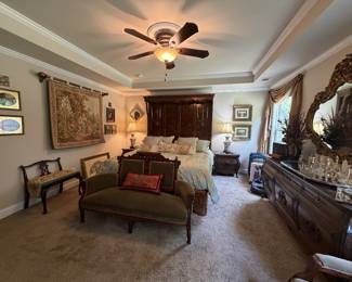 King Henredon Bed Master suite