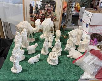 Nativity - There are a few on the tables.