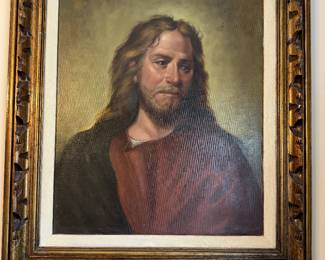 Original art of Jesus painted by the head of the art department University of Texas