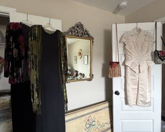 Vintage twin footboards - headboards are mounted to wall as a king headboard
