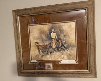 First Go Round numbered print by Artist Robert Abbett