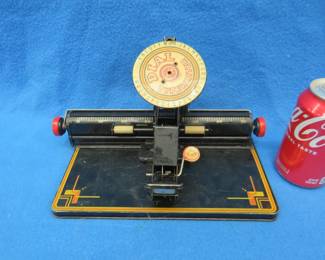 Lot 405. Marx child's dial typewriter in good working condition