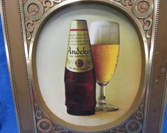 Lot 99. Lighted Andeker Beer sign