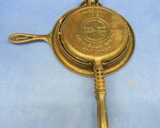 Lot 453. Griswold #8 cast iron waffle maker