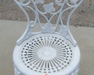 Lot 135. Metal chair