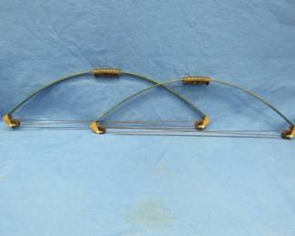 Lot 53. Two children's compound bows