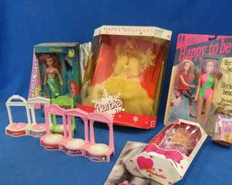 Lot 321. Barbie dolls and more