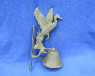 Lot 49. Duck-themed wall-mount bell
