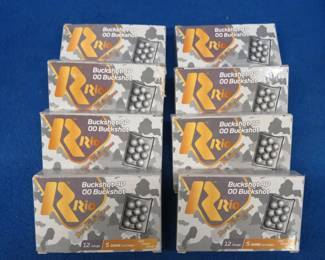 Lot 490. 40 Rio 12-gauge Buckshot rounds
