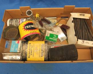 Lot 236. Misc. hardware including pole barn nails