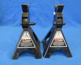 Lot 365. Pair of Craftsman 3-ton jack stands