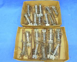Lot 239. A lifetime supply (20) of Victor pocket gopher traps. All have a chain and stake.