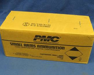 Lot 220. Unopened case of 1000 PMC 40 S&W rounds