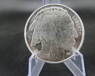 Lot 379. 2013 Buffalo silver round. One troy ounce of .999 fine silver.