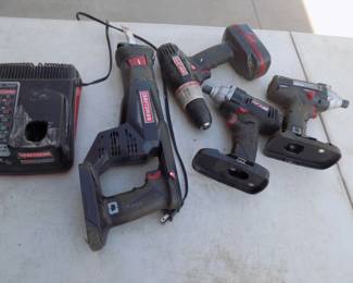 Lot 305. Craftsman power tools and a non-matching charger
