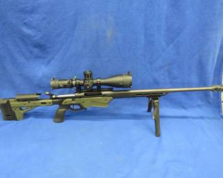 Lot 16. Savage Axis 2 Precision .308 S/N: R201163 Bolt-action, 20" barrel, Arken EP-5 5-25 x 56 scope, Savage Bipod, Precision Armament M1 muzzle brake, 3 10-round magazines, and a Pelican Vault hard-sided case.