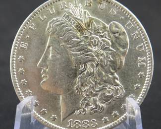 Lot 25. 1883 O Morgan silver dollar