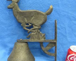 Lot 92. Cast-iron wall-mount bell