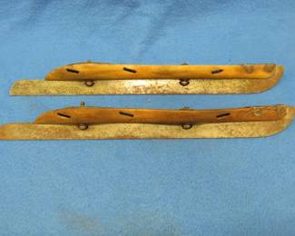 Lot 170. Pair of very old ice skates