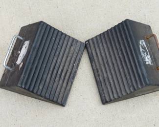 Lot 161. Two wheel chocks